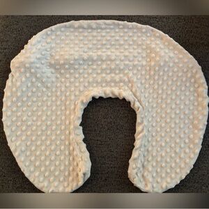 Boppy Pillow Cover white minky
